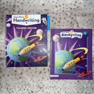 GREAT FOR SUMMER LEARNING! 4th Grade Cursive Handwriting Set ✏️📘